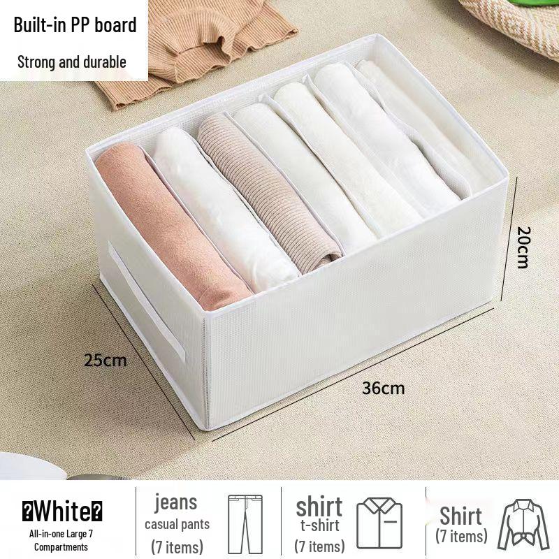 Large Capacity Layered Clothing Organizer for Wardrobes