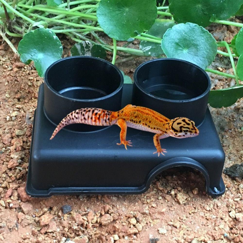 Plastic Snake Shelter House Rectangle Reptile Caves Small Animal Hideaway Reptile Hide Box  Lizards