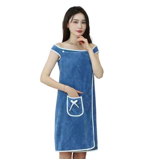 Женское носимое банное полотенце с регулируемыми лямками, мягкое, впитывающее воду, для спа на открытом воздухе