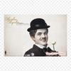 Charlie Chaplin The Tramp Iron On Heat Transfer Printing Vinyl Patches Sticker for Clothes DIY Appliques Washable Patches