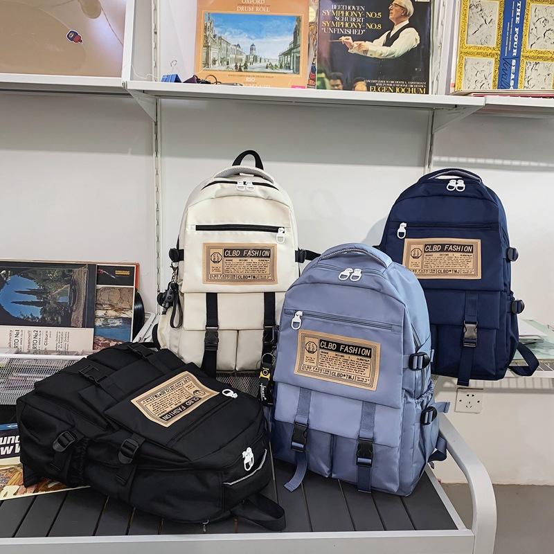 Студенческий рюкзак Модный Харадзюку для поездок на работу Компьютерный рюкзак Большая вместимость На открытый воздух Отдых Путешествия Легкий Водонепроницаемый