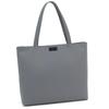 Matte Texture Tote Bag Compatible with A4 Size Gray 80801 [Kitamura] Rubber-like D-0482 Men's
