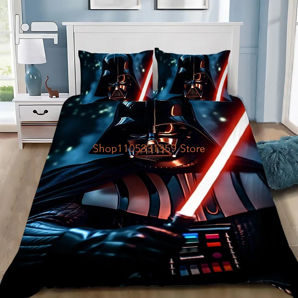 Мультяшный постельный комплект W-Wars S-Stars Для Детей и Взрослых, 3D Печать Пододеяльник Наволочка Queen King Покрывало Подходящее
