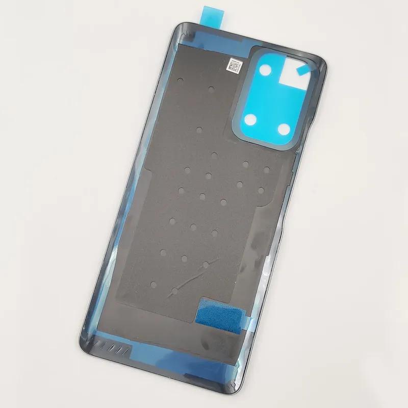 Стеклянная крышка аккумулятора для Xiaomi Redmi Note 10 Pro Max, жесткая задняя крышка, задняя дверная панель + клейкий клей, логотип