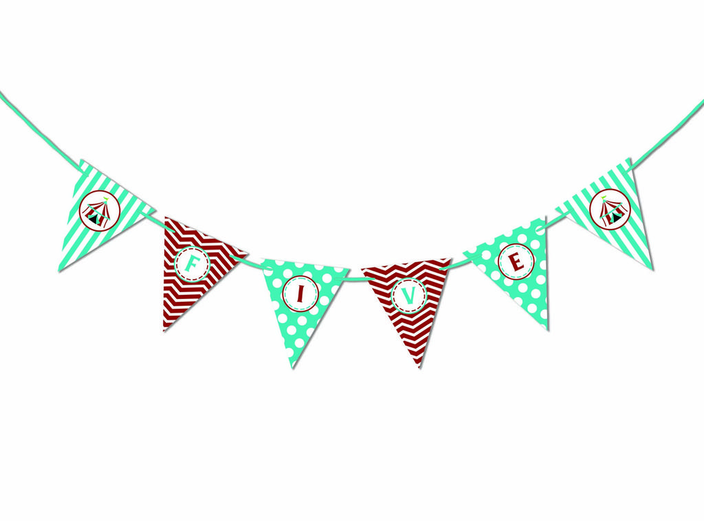 Inkdotpot Birthday Party Decorations Happy Birthday Party Garland Baby Boy Or Girl Gender Neutral Pennant Banner