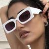 New Vintage Square Frame Blue Light Blocking Sunglasses Outdoor Cycling Shades Eyewear Ladies Fashion Jelly Color Eyeglasses