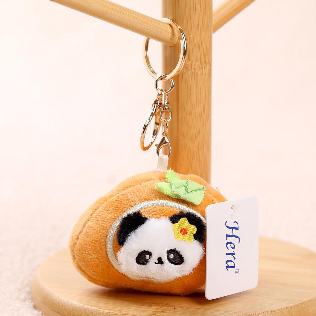 Panda Cake Plush Doll With Pp Cotton Filling For Birthday Gift And Collection