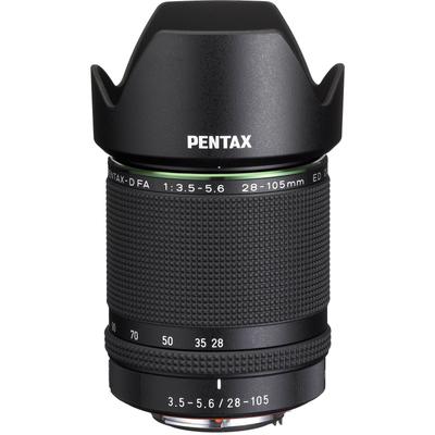 Pentax Изображение размера стандартного зум-объектива HD FA DC WR с автофокусом и ультразвуковым мотором. Серия HD SLR K оснащена изображением 21297 PENTAX-D
