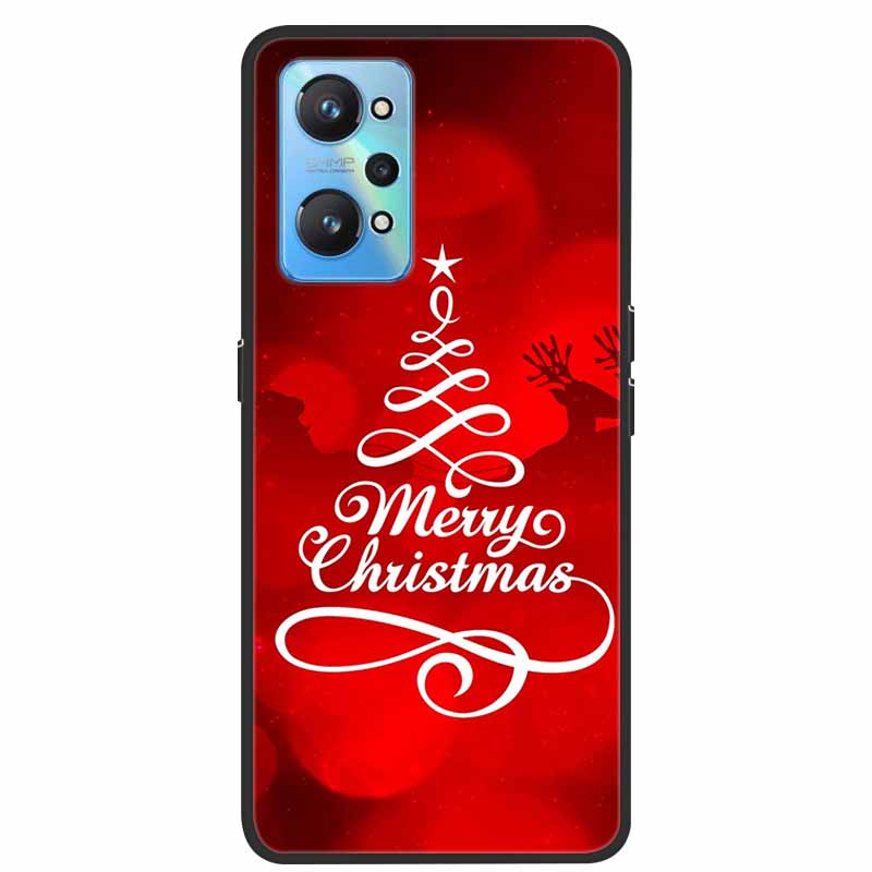 Christmas Cover For Realme GT Neo 2 2T 3 3T Cases Lovely Soft TPU Silicone Covers for Realme C21Y C25Y Q5 Pro Neo2 Neo3 Neo2T