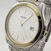 SEIKO 7N32-0151 Мужские часы Seiko Кварцевые Рабочие Батарея заменена [T43]