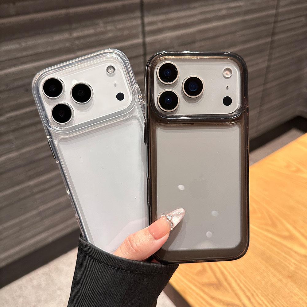 Роскошный прозрачный противоударный силиконовый чехол для iPhone17 Pro Max 17 Pro 17 Air Clear Защитная акриловая крышка