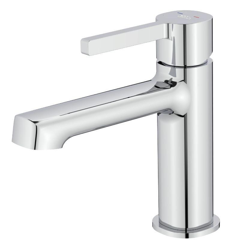 Bateria Umywalkowa Stojąca Z Korkiem Chrom Alita Laveo Bva_022D
