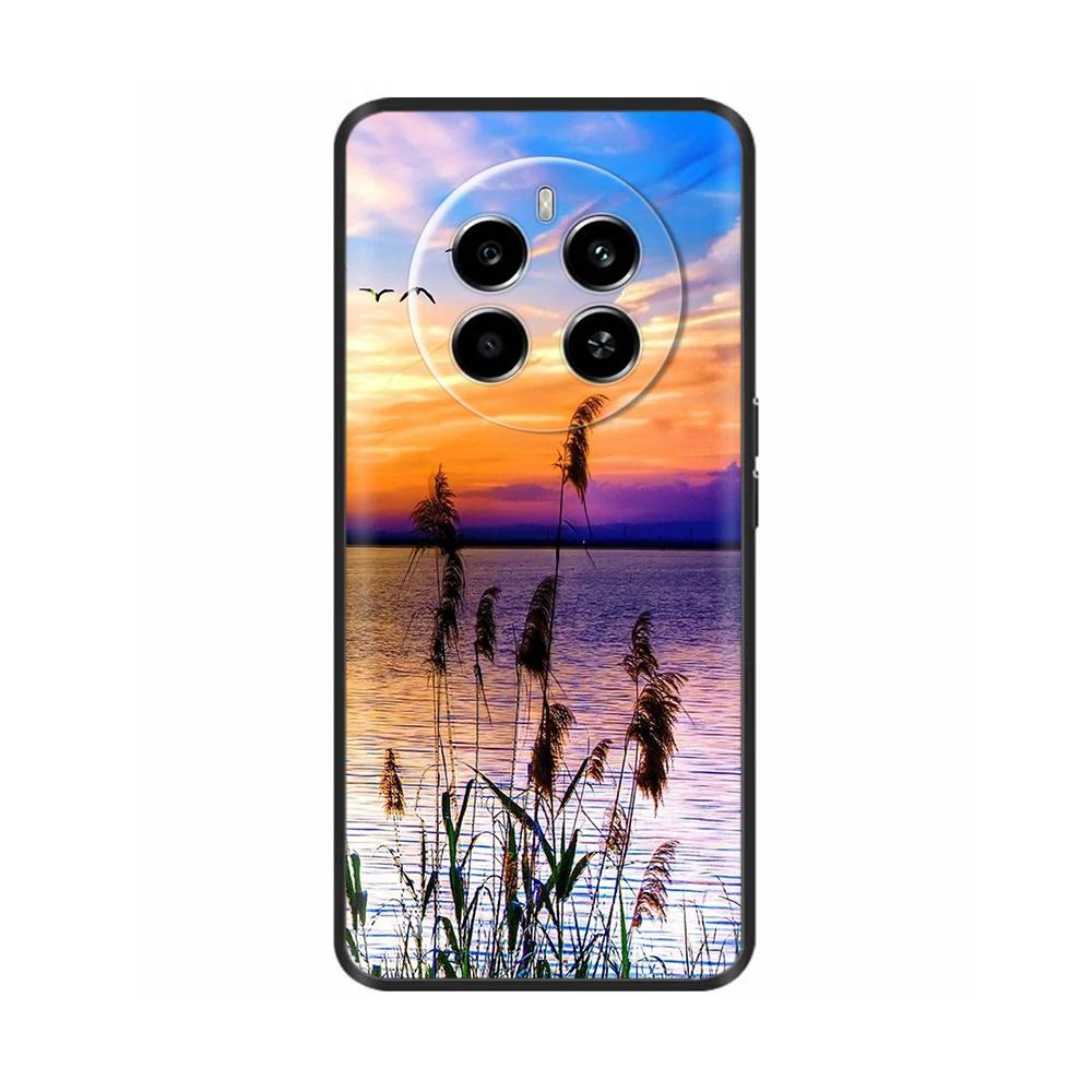 Крашеный чехол для Realme Narzo 70 Мягкий силиконовый задний чехол для Realme Narzo 70 Pro 70x Модные роскошные чехлы с принтом Coque Fundas
