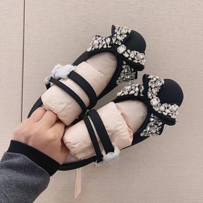 Модные туфли-лодочки с кристаллами и бантом, женские сандалии с квадратным носком, балетки Мэри Джейн, элегантный летний тренд 2025, туфли для вечеринки, лоферы Лолиты, zapatos