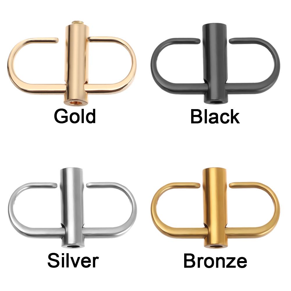 Accessories Strap Length Shorten Handbag Chain Buckles Bag Screw Positioning Metal Buckle Clip