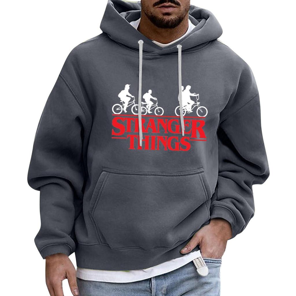 Мужской Спортивный Повседневный С Длинными Рукавами С Карманом Капюшон Толстовка