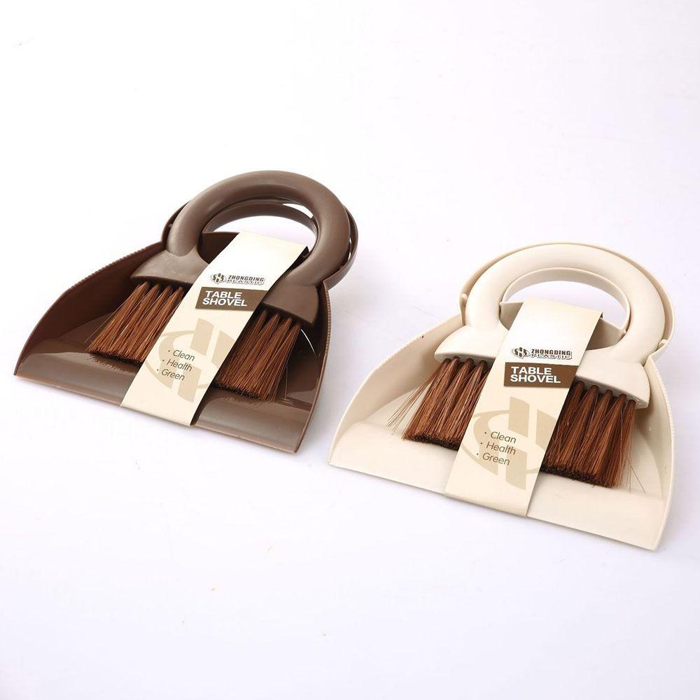 Compact Mini Dustpan and Brush Set Flexible Desktop Mini Broom Set Small Debris Cleaning