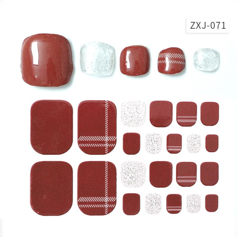 Toenail Stickers, Manicure Stickers, Toe Nail Stickers, Manicure Stickers, Fully Waterproof Foot Stickers