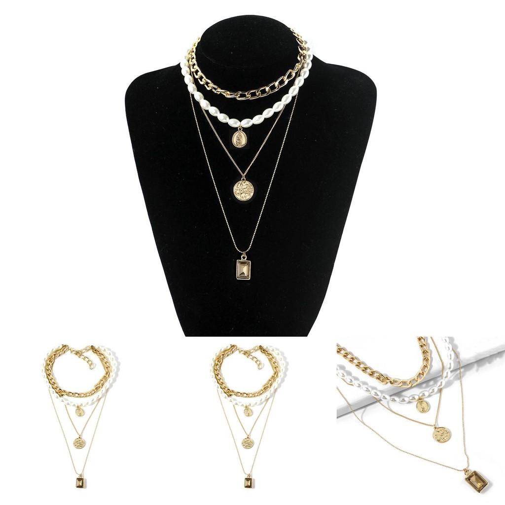 Stunning Alloy Pearl Necklace For Women Perfect For Gifts And Special Occasions