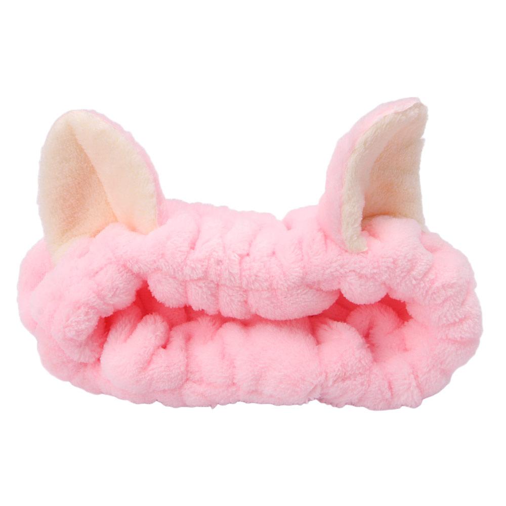 Girls Hot Makeup Tools Spa Womens Accessories Clean Face Headband Fluffy Cat Ears Hair Band