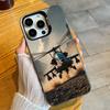Чехол для телефона AH-64 A-Apache Longbow для iPhone 16 17 15 14 12 13 Pro Max Черный Конфетный Матовый Ударопрочный Чехол