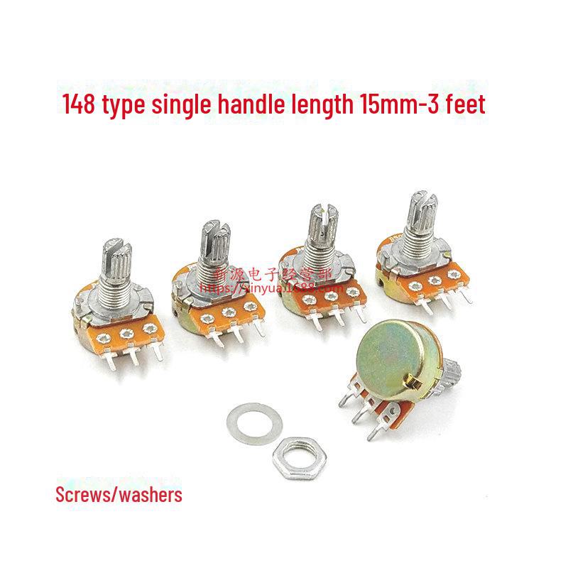 WH148 Потенциометр: B1K, B2K, B5K, B10K, B20K, B50K, B100K, B500K, B1M Варианты