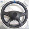Car Accessories Steering Wheel Cover Perforated Microfiber Leather Trim For Mercedes Benz C Class W204 2007 2008 2009 2010