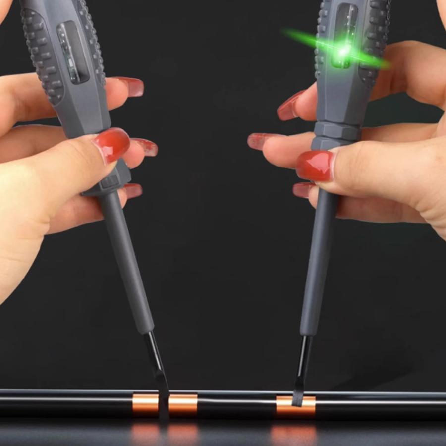 2 шт. электрическая ручка, специальная для электриков, тест на обрыв провода, многофункциональная интеллектуальная индукционная электрическая тест-полоска с высоким крутящим моментом