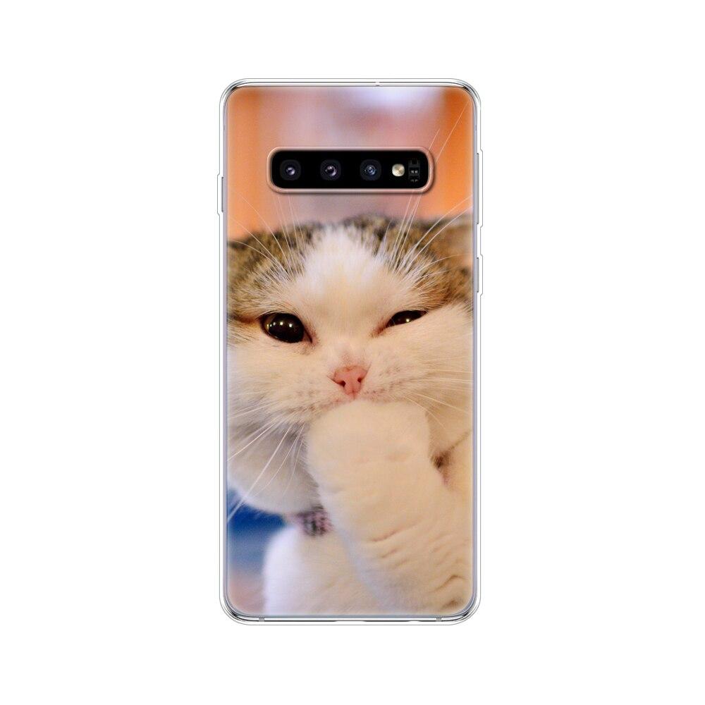 Чехол для Samsung Galaxy S10 S10Plus, силиконовый чехол из ТПУ для телефона S10 E, чехол для Samsung S10 Plus G975F S 10 SM-G973F, прозрачный