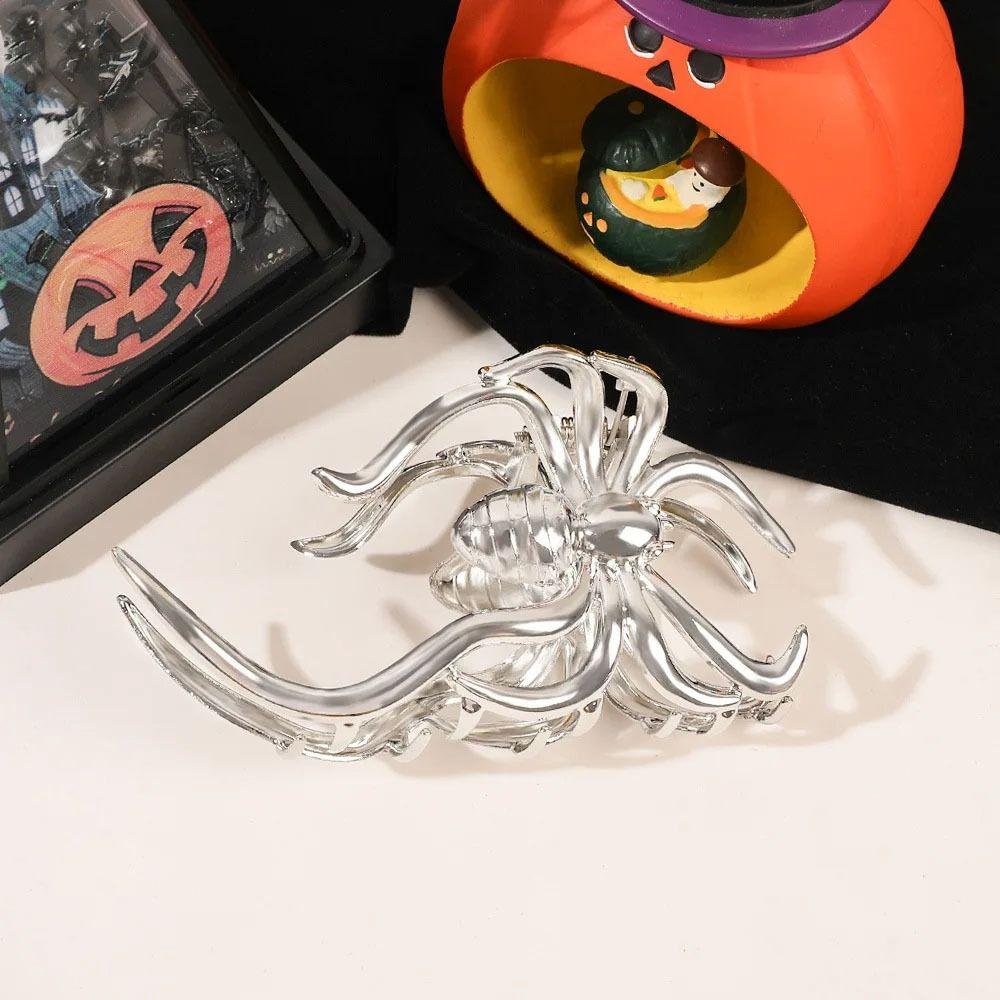 Hollow Large Shark Clip Y2K Metal Hair Claw Simple Spider Hair Claw Ladies