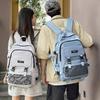 School Bag New High-value Tooling Style Fresh and Simple Backpack Couple Light Travel Large Capacity Backpack