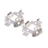 2Xh7 Hid Headlight Xenon Bulb Base Holder Adapter Retainer Headlamp Socket Metal