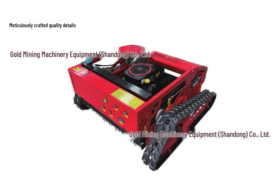 Compact Remote-Controlled Intelligent Lawn & Weed Mower for Fields and Grasslands