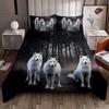 3D Printed Wolf Wild Snow Animal Comfortable Duvet Quilt Cover Pillowcase Bedding Set Children Bedroom Decoration Home Textile