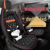 Cartoon Linen Seat Cover for Wuling Hongguang MiniEV Macaron – Full Wrap Interior Cushion