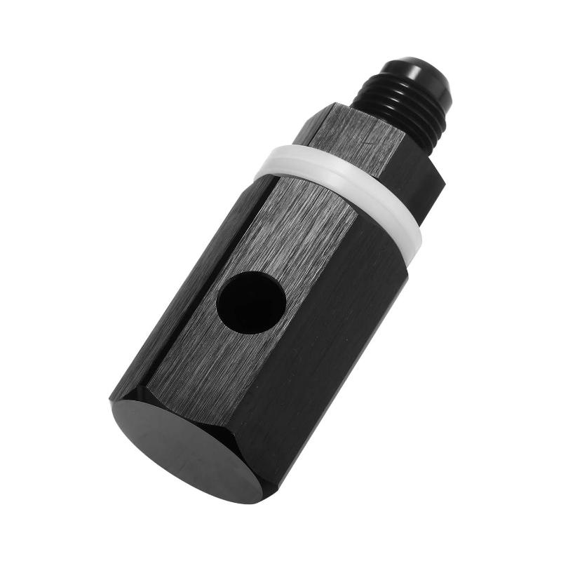 6An 8An 10An Male Fuel Cell Tank Rollover Vent Valve Aluminum Anodized Fuel Cell Vent Roll Over Valve Mounted Fitting Adapter