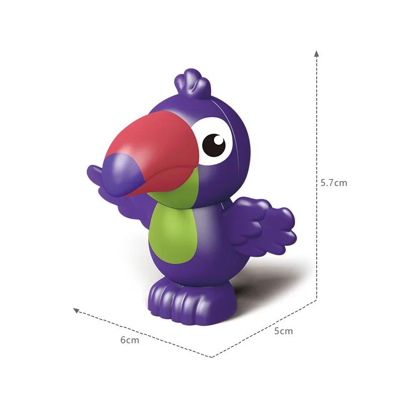 Большие строительные блоки Фигурка животного зоопарка Аксессуары Лягушка Улитка Собака Совместимые Большие Кирпичики Дети Дети Сборные Игрушки Подарок на вечеринку