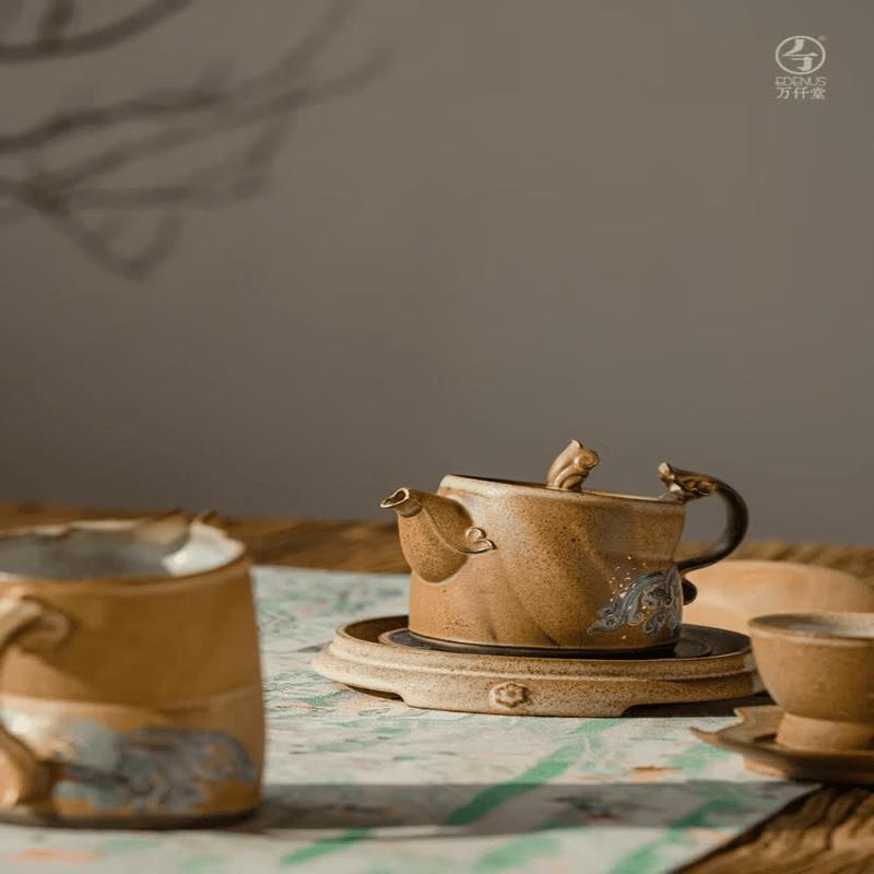 Керамический набор для чайной церемонии Кунг-фу Edenus Dunhuang с совместным брендингом