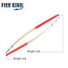 10pcs/lot 18cm Peacock Feather Float Fishing Float Bobber with Rings for Fishing Floating Floats