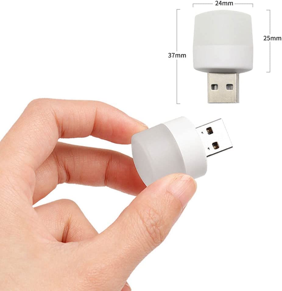 USB Ночник Мини LED Ночник USB Штекер Лампа Зарядка от Power Bank USB Книжные Фонари Маленький Круглый для Чтения