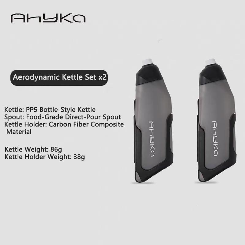 Аэродинамическая бутылка для воды Ahyka 600 мл Набор с карбоновым держателем для велосипеда Рама шоссейного велосипеда Нижняя труба Треугольник для триатлона Чайник для снижения сопротивления