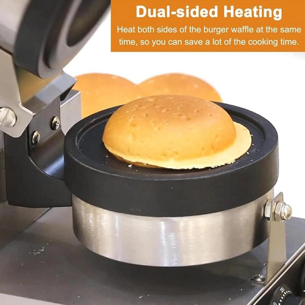 220V Hamburger Machine Burger Press Sandwich Maker 2400W Powerful Panini Press Waffle Maker