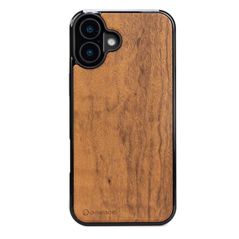 Bewood Wooden Case for iPhone 16 Plus imbuia