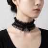 Y2K Lace Necklace Bow Collar Cosplay Necklace Fashion Lolita Choker  Girl