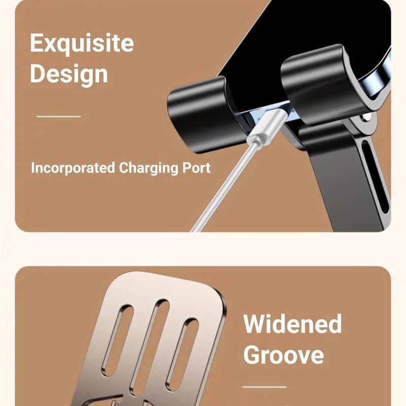 Цельнометаллическая вращающаяся на 360 градусов универсальная подставка для снятия стресса для телефона и планшета