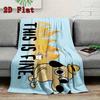 This is fine 2D Flat Pattern Flannel Blanket High quality All Seasons Warmth and Comfort Perfect for Christmas Gifts.DMT0925543