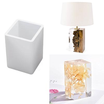 Форма из эпоксидной смолы DIY Кристаллические силиконовые формы из смолы Геометрическая квадратная прямоугольная круглая форма Украшение рабочего стола