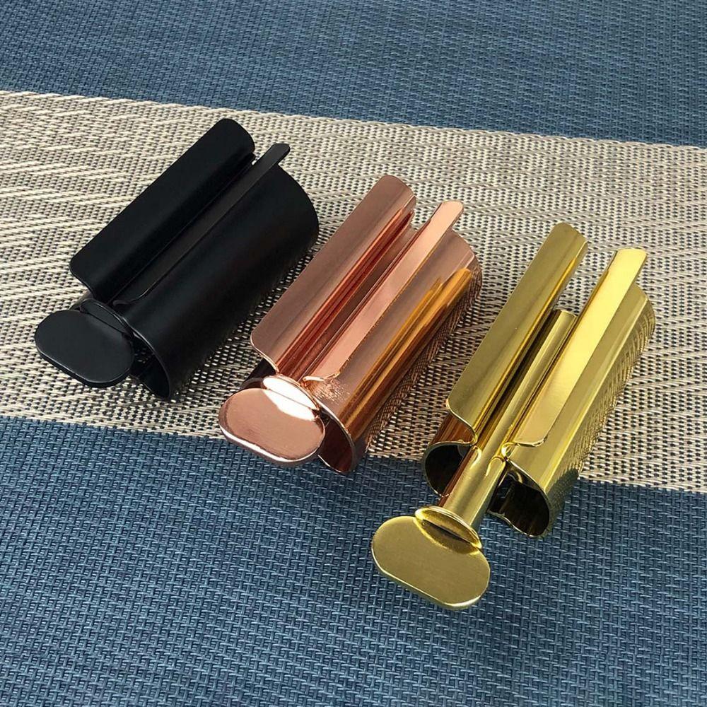 Puts an end to Waste Toothpaste Squeezer Stainless Steel Toothpaste Rollers  Girl