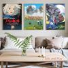 Moving Howl's Castle Posters and Prints Wall Art Decorative Picture Canvas Painting For Living Room Home