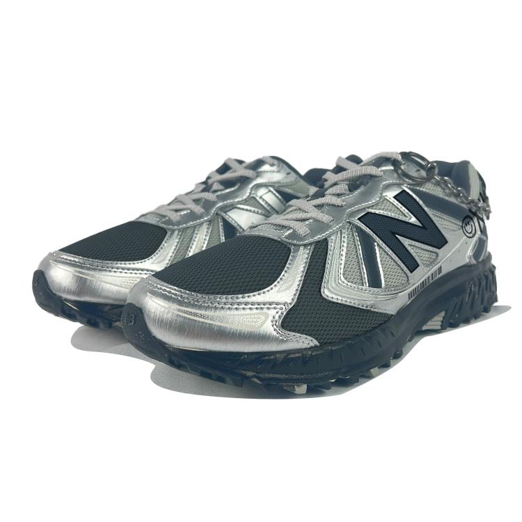 New Balance NB 410 Нескользящие, Износостойкие, Дышащие Низкие Повседневные Беговые Кроссовки Унисекс Серебристый Черный MT410KR5 (Команда352-)